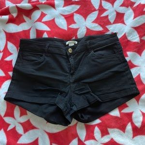 Black shorts from H&M size 8